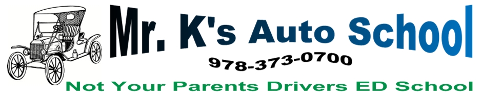Mr. K's Auto School banner